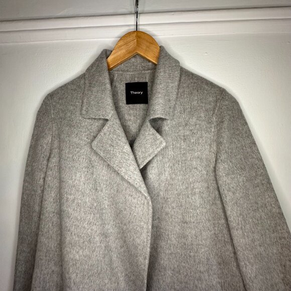 Theory Clairene Double-Face Wool/Cashmere Jacket - Picture 6 of 8